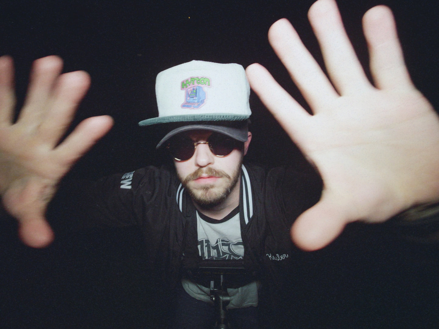 Goopy Computer Corduroy Snapback Hat (Spruce and Bone)
